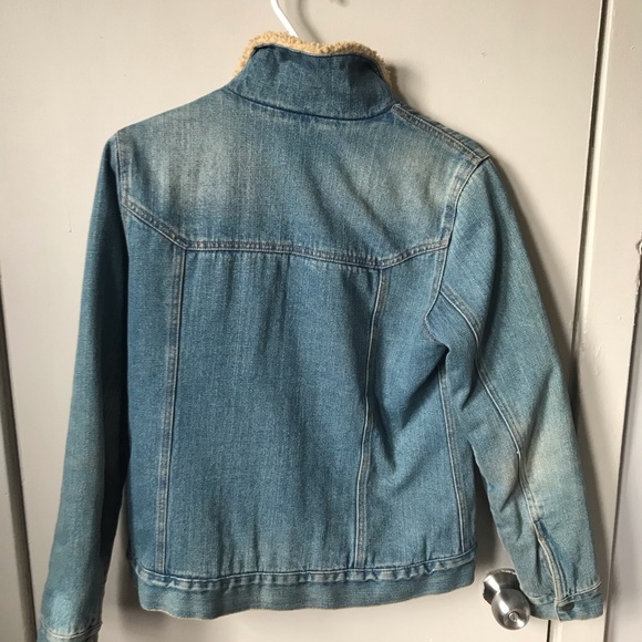 American Eagle Sherpa Denim Jacket - Picture 5 of 5